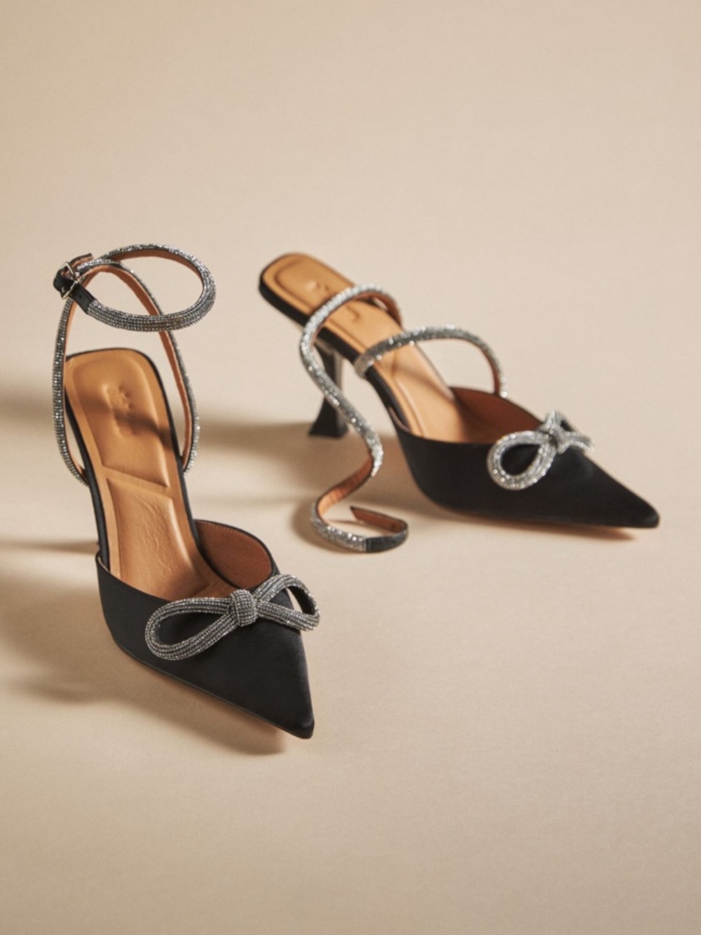 Anthropologie Bibi Lou Alessia Bow Heels